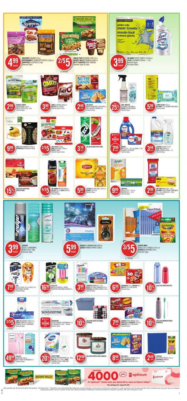 Shoppers Flyer from 08/21/2021