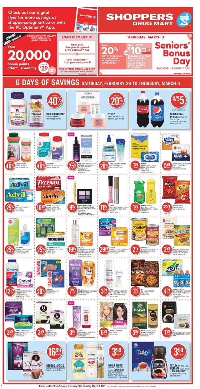 Shoppers Flyer from 02/26/2022