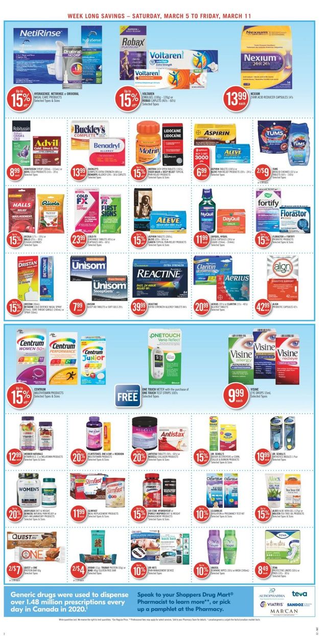 Shoppers Flyer from 03/05/2022