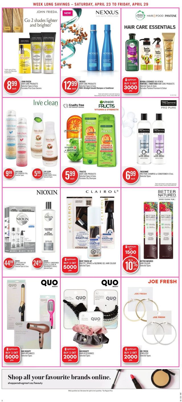 Shoppers Flyer from 04/23/2022
