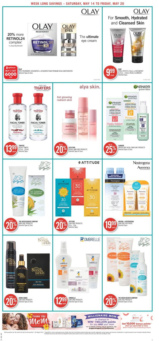 Shoppers Flyer from 05/14/2022