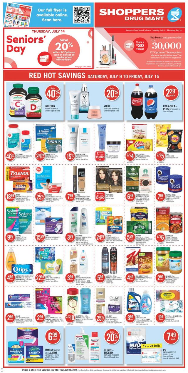 Shoppers Flyer from 07/09/2022