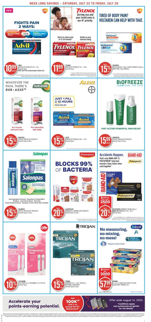 Shoppers Flyer from 07/23/2022