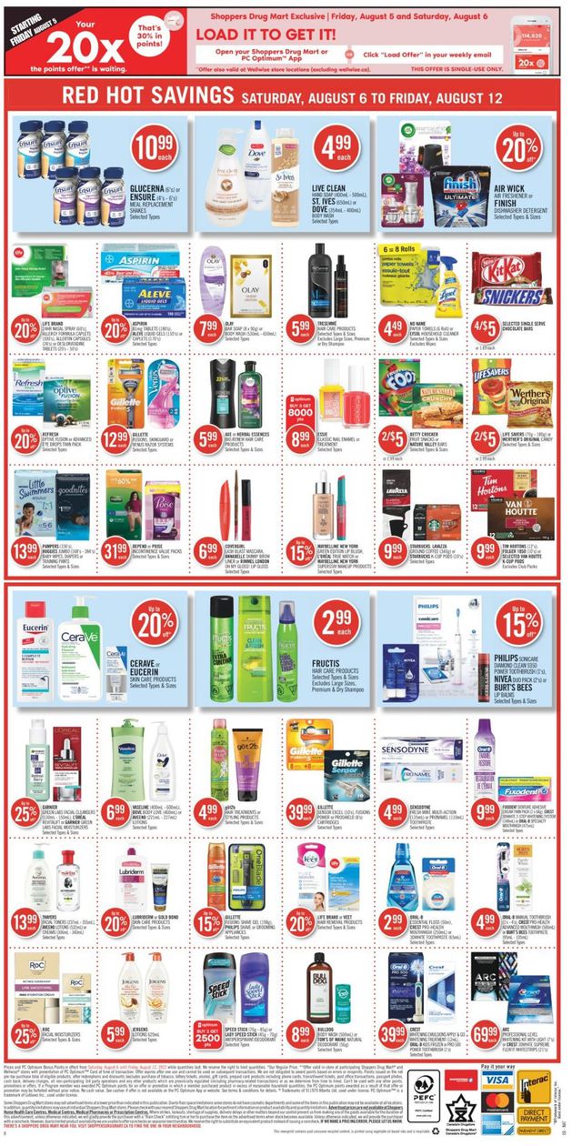 Shoppers Flyer from 08/06/2022