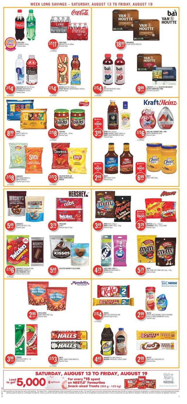 Shoppers Flyer from 08/13/2022