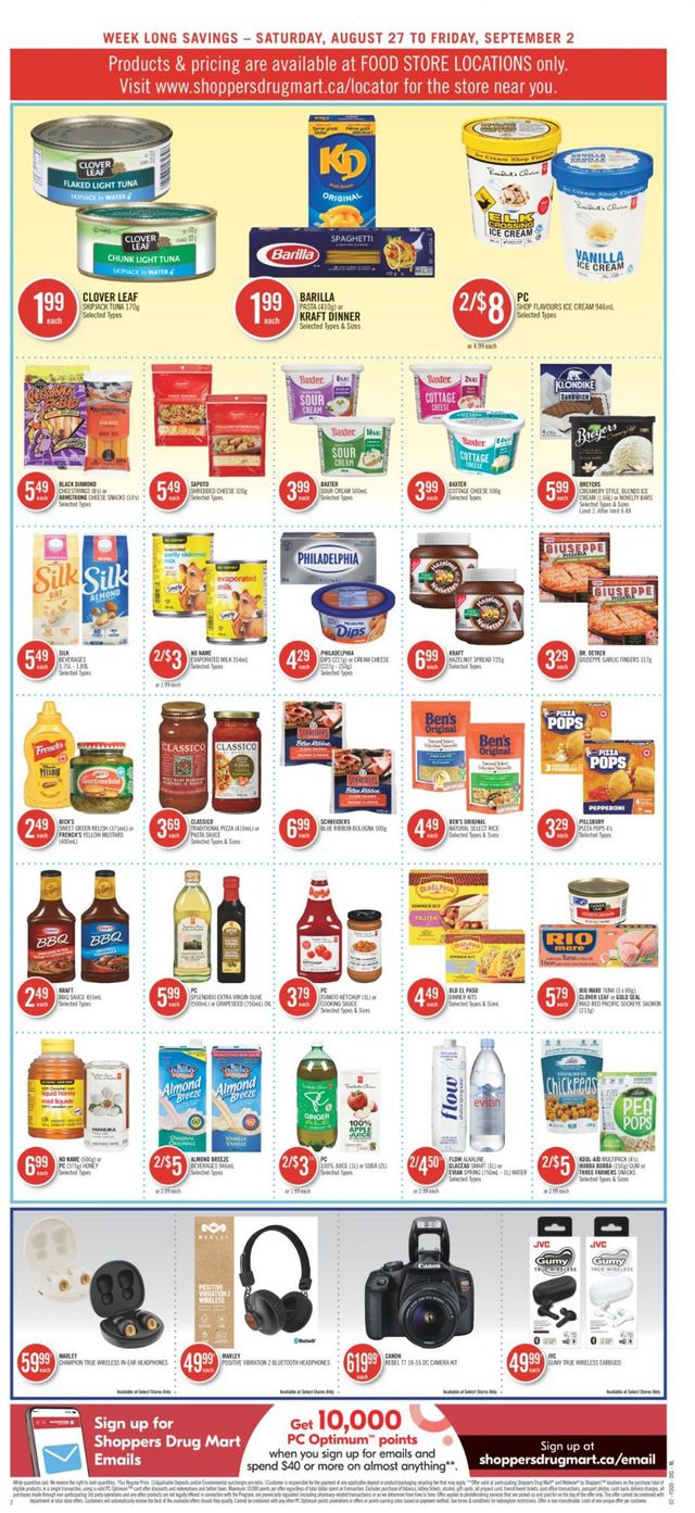 Shoppers Flyer from 08/27/2022