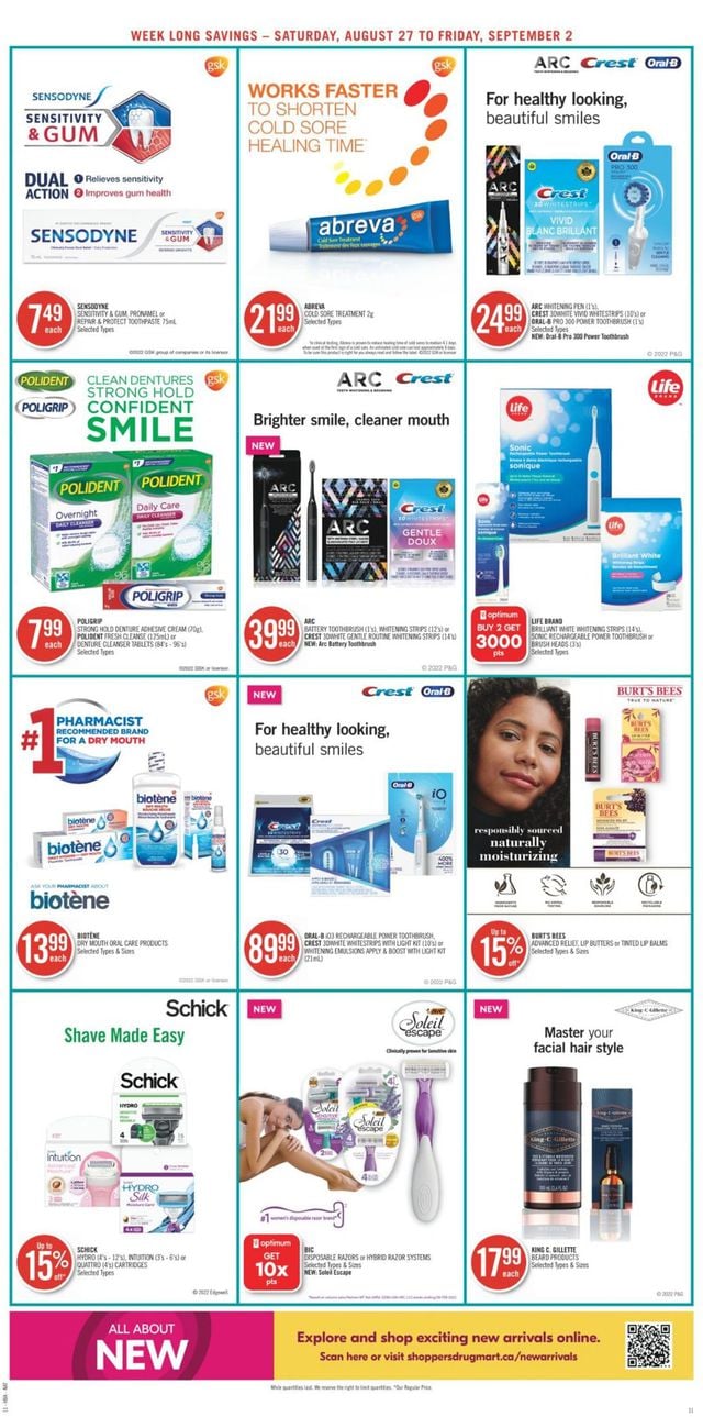 Shoppers Flyer from 08/27/2022