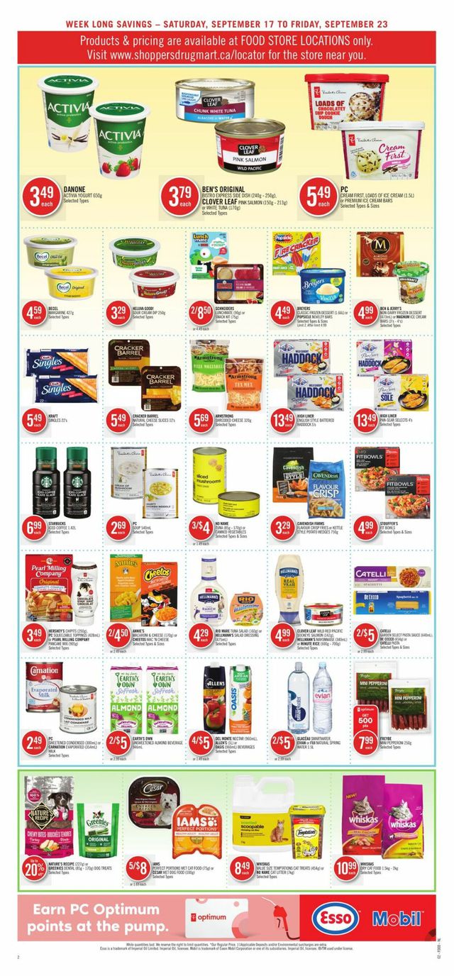 Shoppers Flyer from 09/17/2022