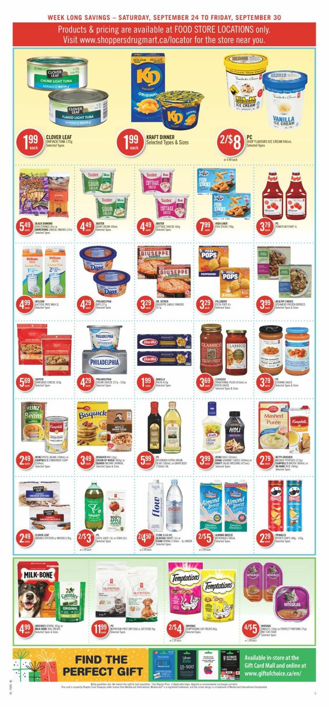 Shoppers Flyer from 09/24/2022