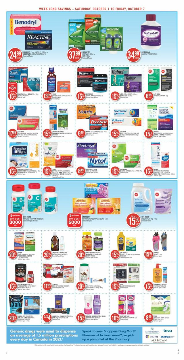 Shoppers Flyer from 10/01/2022