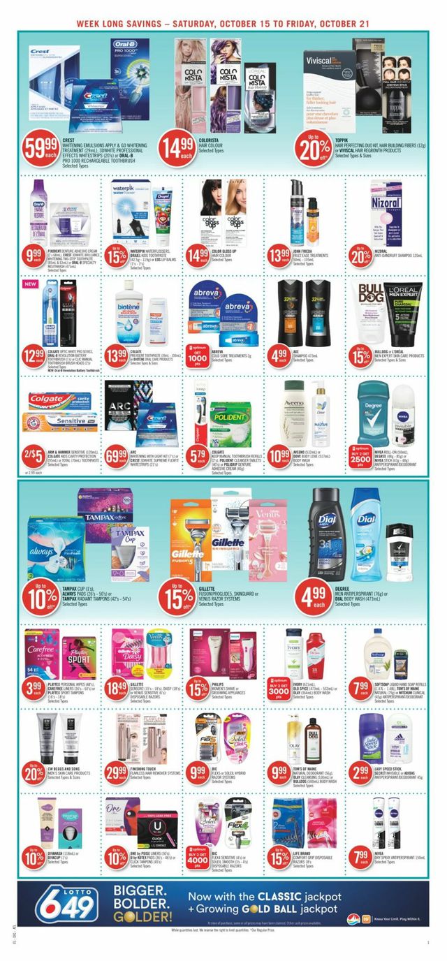 Shoppers Flyer from 10/15/2022