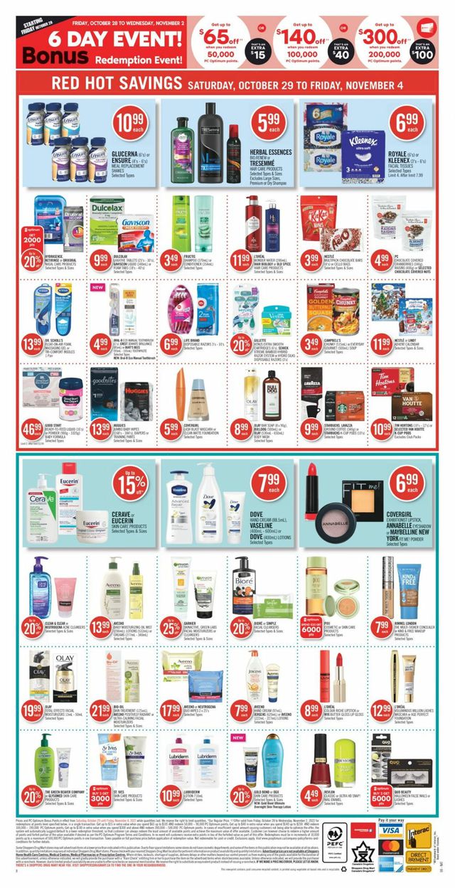 Shoppers Flyer from 10/29/2022