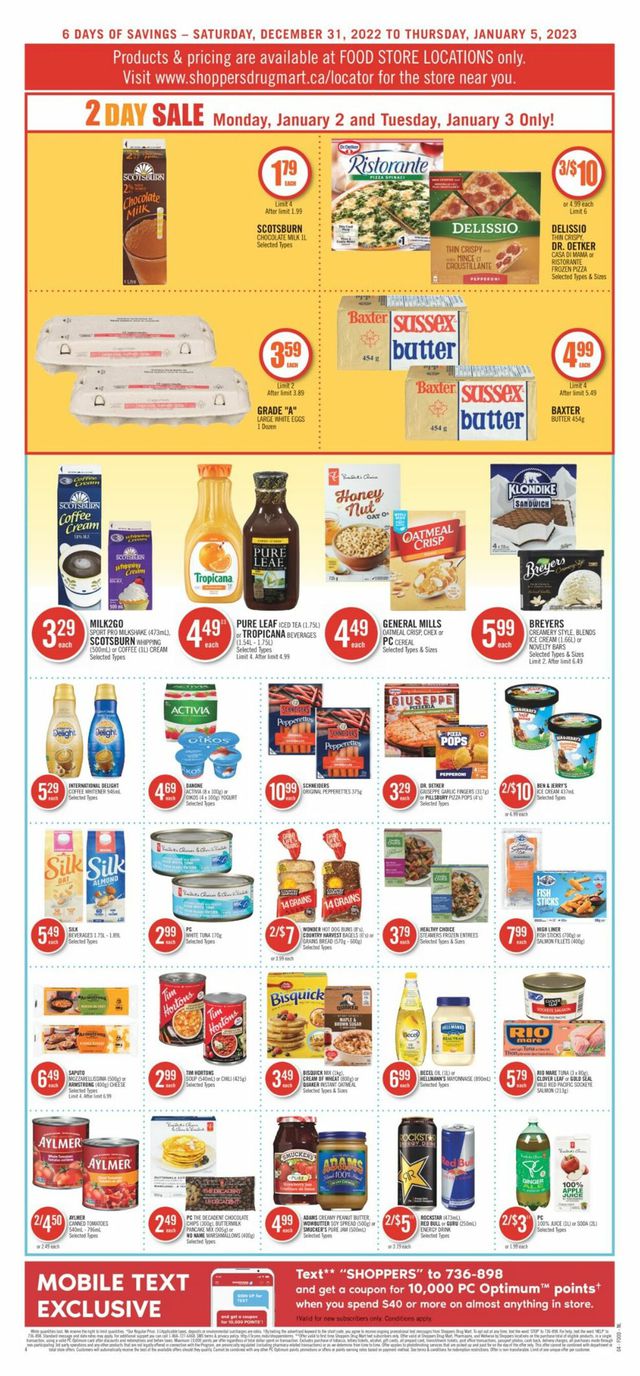 Shoppers Flyer from 12/31/2022