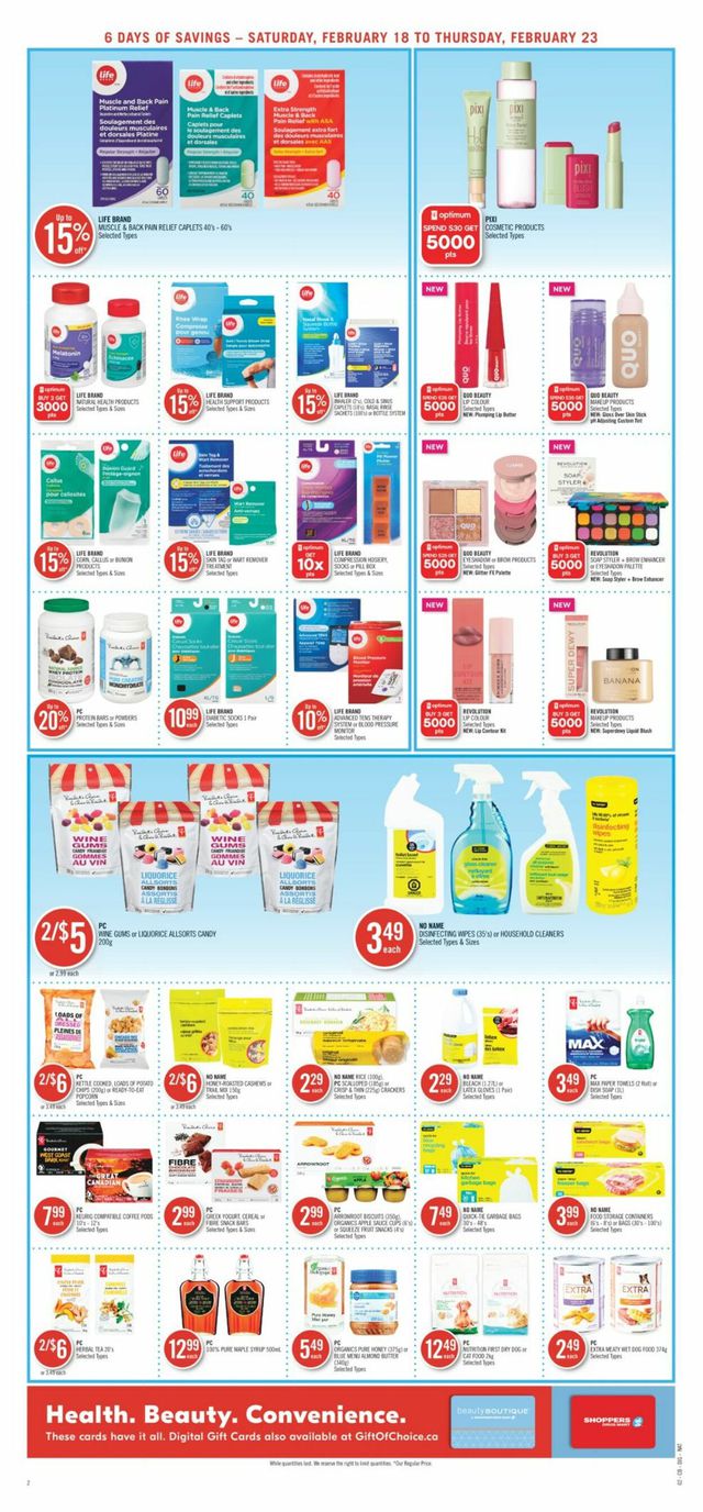 Shoppers Flyer from 02/18/2023
