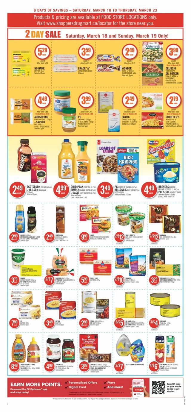 Shoppers Flyer from 03/18/2023
