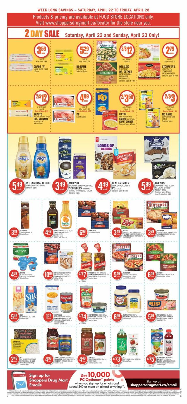 Shoppers Flyer from 04/22/2023