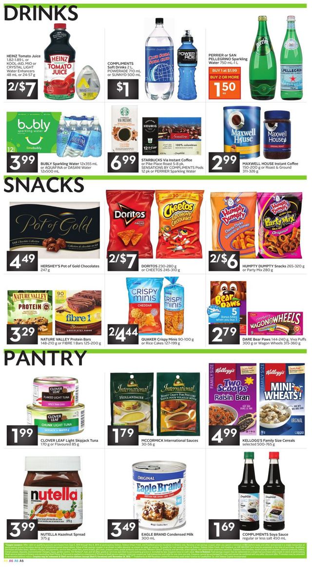Sobeys Flyer from 10/10/2019