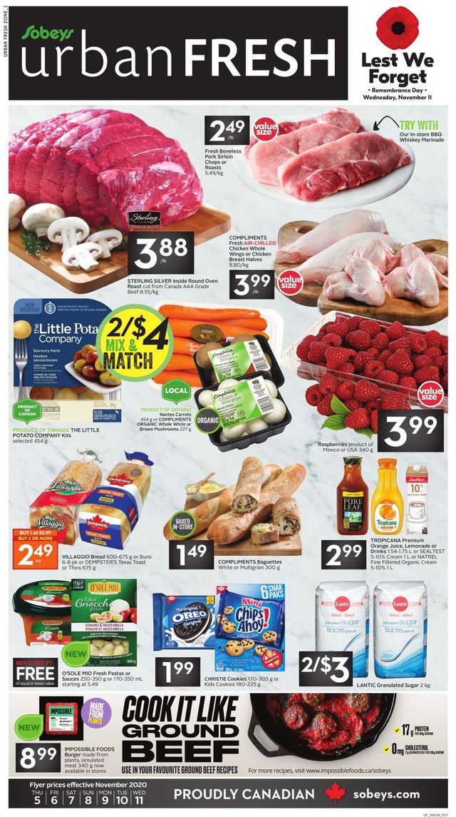 Sobeys Flyer from 11/05/2020