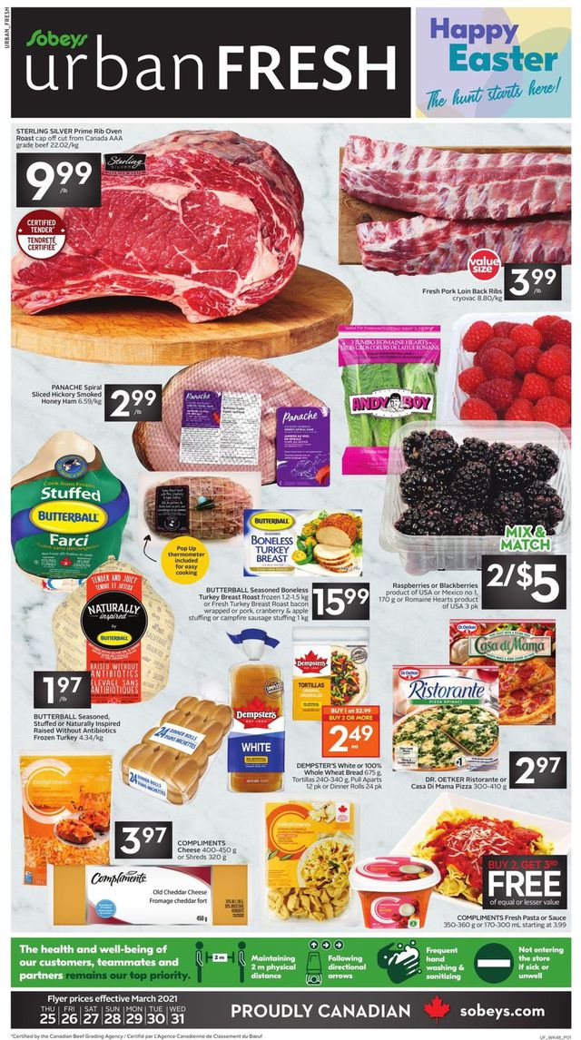 Sobeys Flyer from 03/25/2021