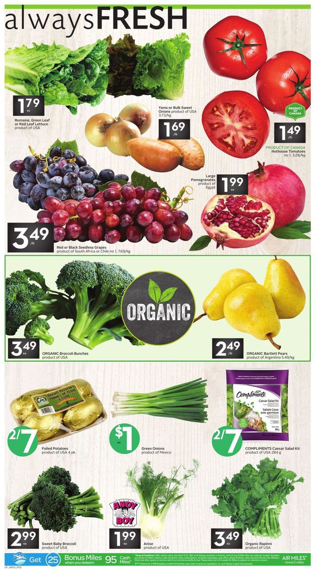 Sobeys Flyer from 04/15/2021
