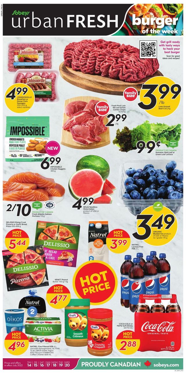 Sobeys Flyer from 07/14/2022