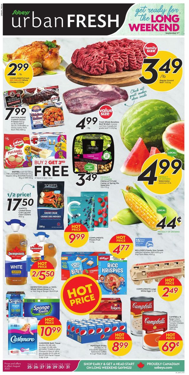 Sobeys Flyer from 08/25/2022
