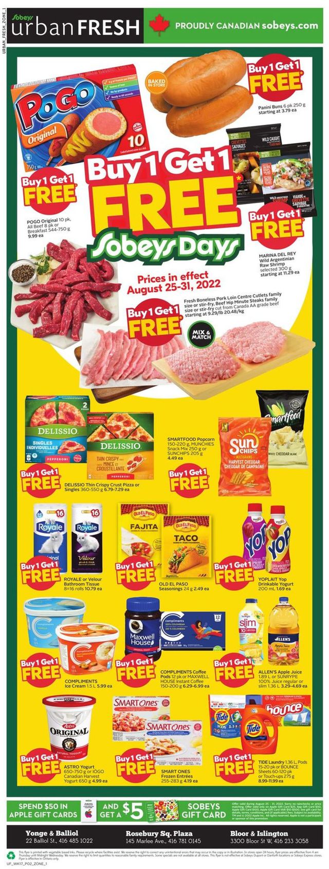 Sobeys Flyer from 08/25/2022