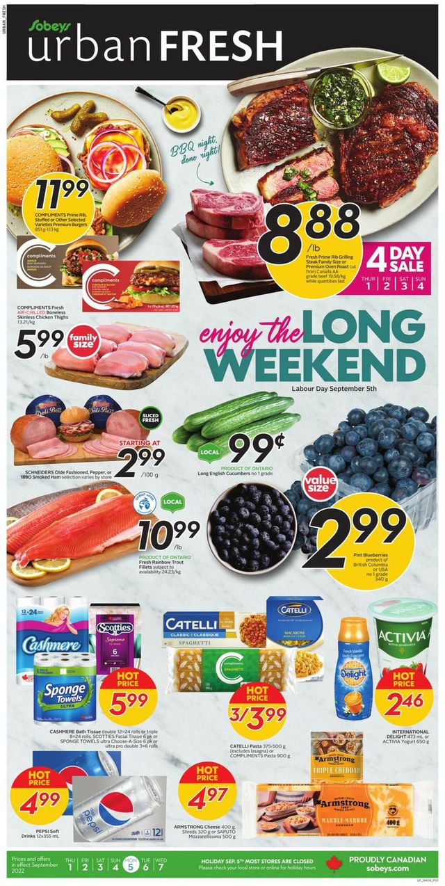 Sobeys Flyer from 09/01/2022