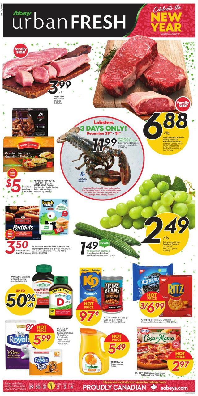 Sobeys Flyer from 12/29/2022
