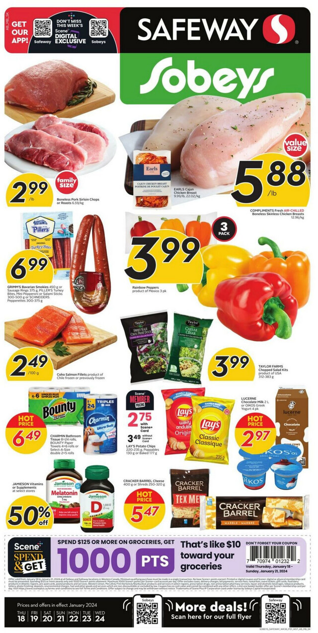 Sobeys Flyer from 01/18/2024