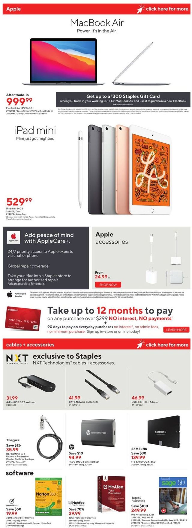 Staples Flyer from 05/26/2021