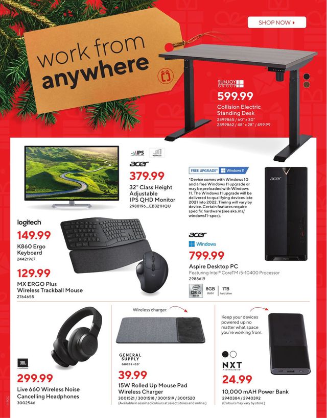 Staples Flyer from 12/15/2021