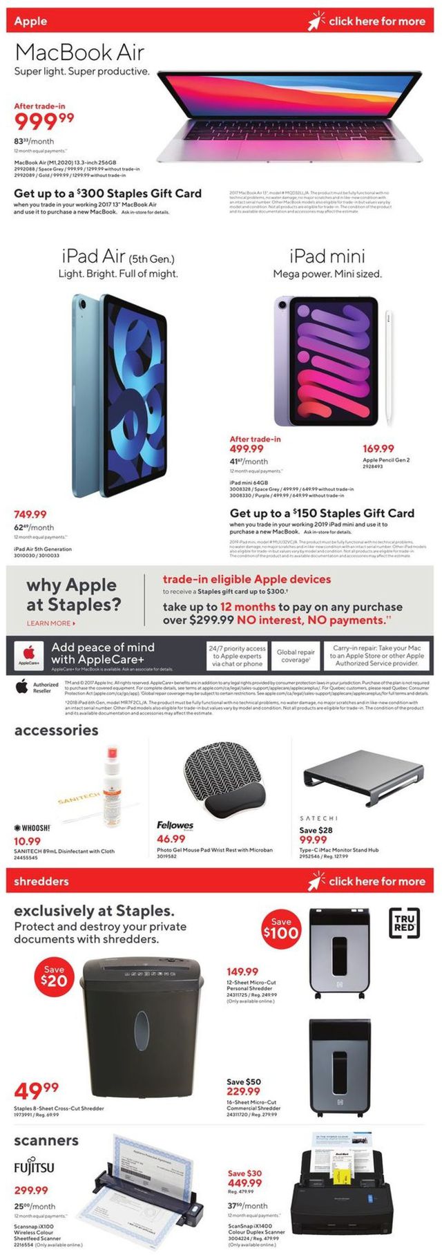 Staples Flyer from 04/27/2022