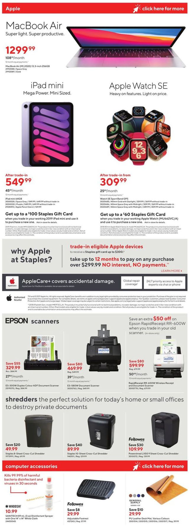 Staples Flyer from 06/01/2022