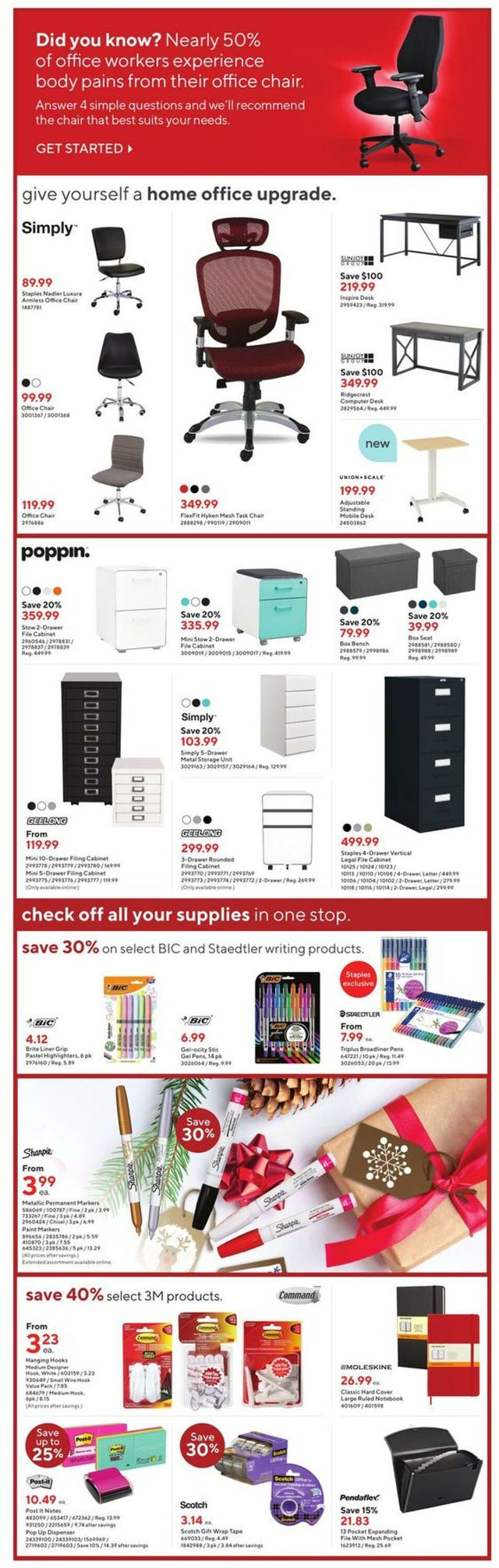 Staples Flyer from 11/16/2022