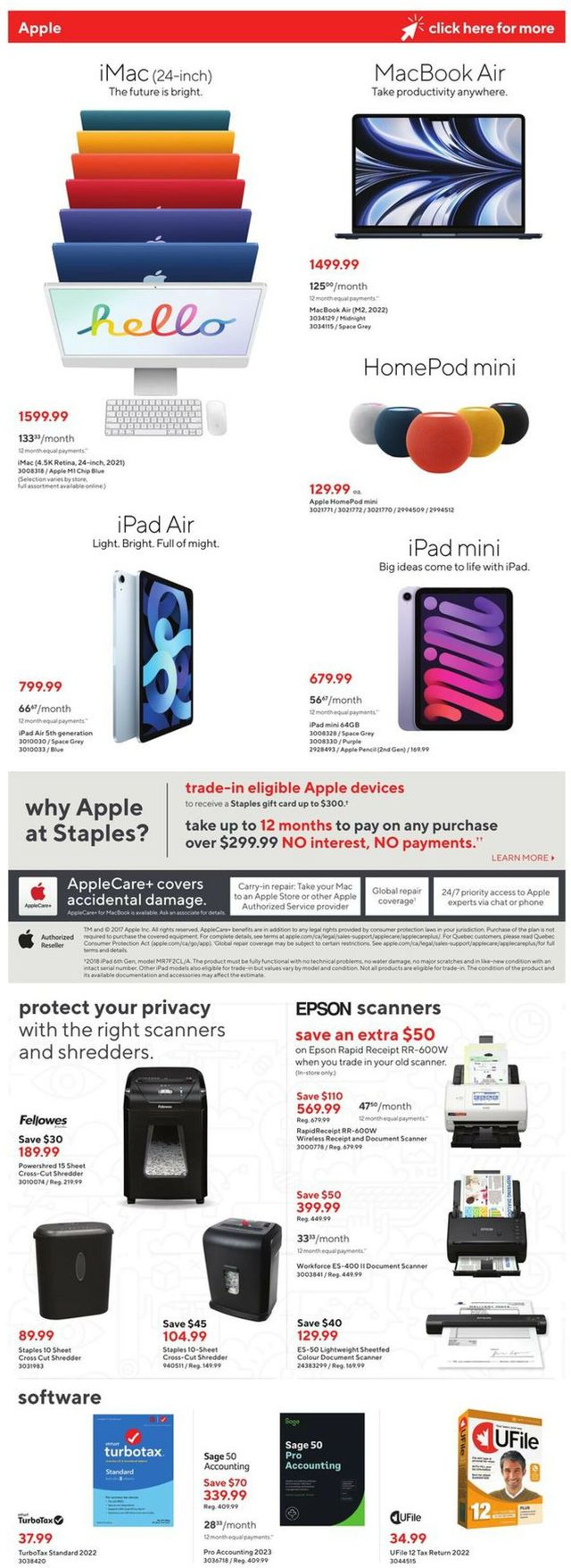 Staples Flyer from 02/08/2023