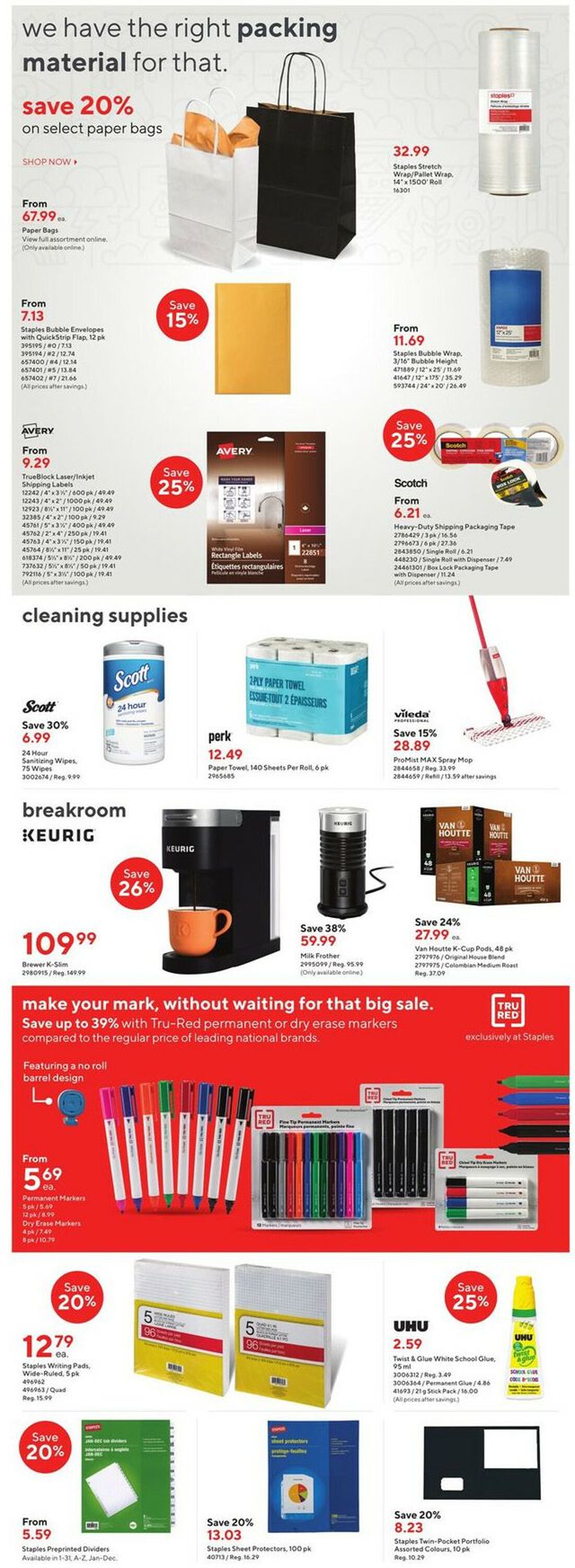 Staples Flyer from 03/01/2023