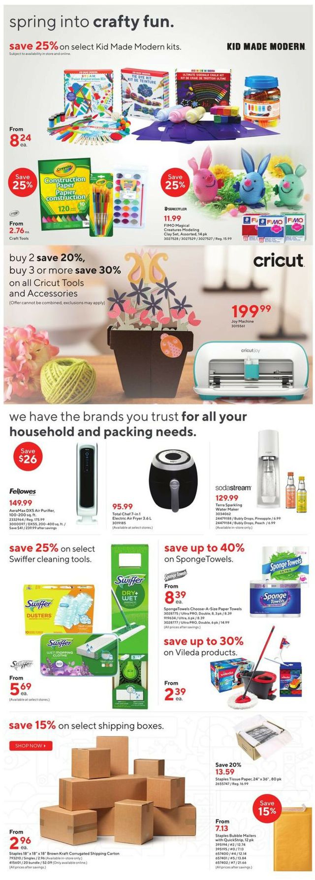 Staples Flyer from 03/29/2023