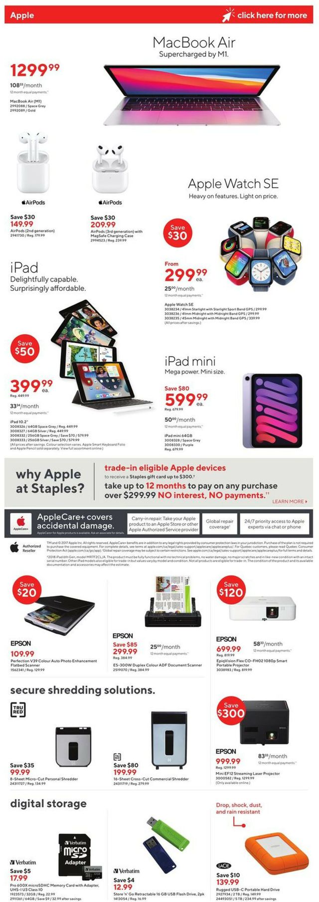 Staples Flyer from 05/10/2023