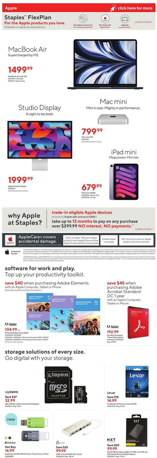 Staples Flyer from 07/05/2023