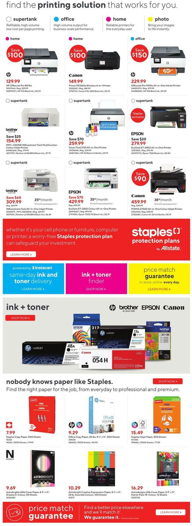 Staples Flyer from 07/19/2023