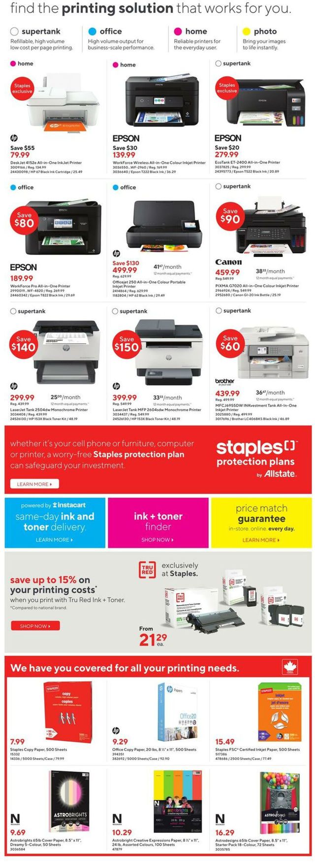Staples Flyer from 07/26/2023
