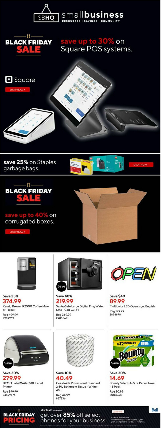 Staples Flyer from 11/23/2023