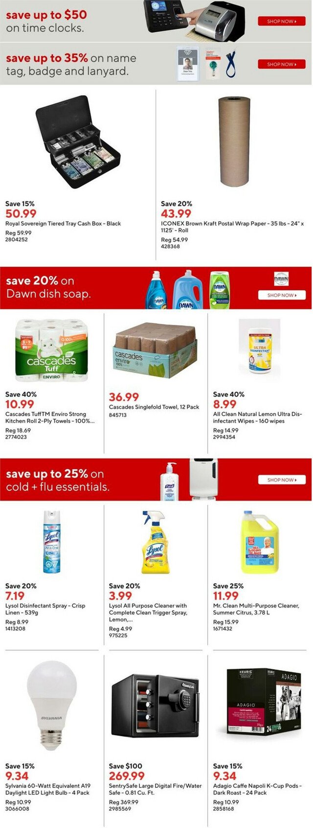 Staples Flyer from 02/14/2024