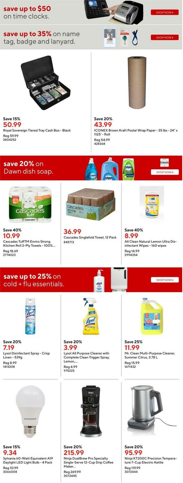 Staples Flyer from 02/21/2024