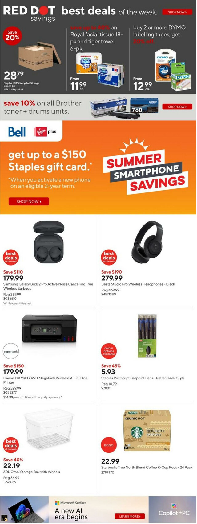 Staples Flyer from 06/12/2024