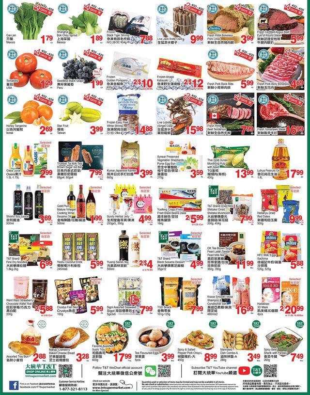 T&T Supermarket Flyer from 04/22/2022