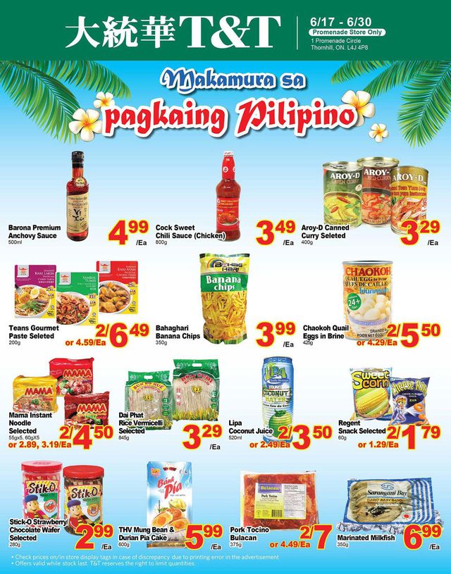 T&T Supermarket Flyer from 06/17/2022