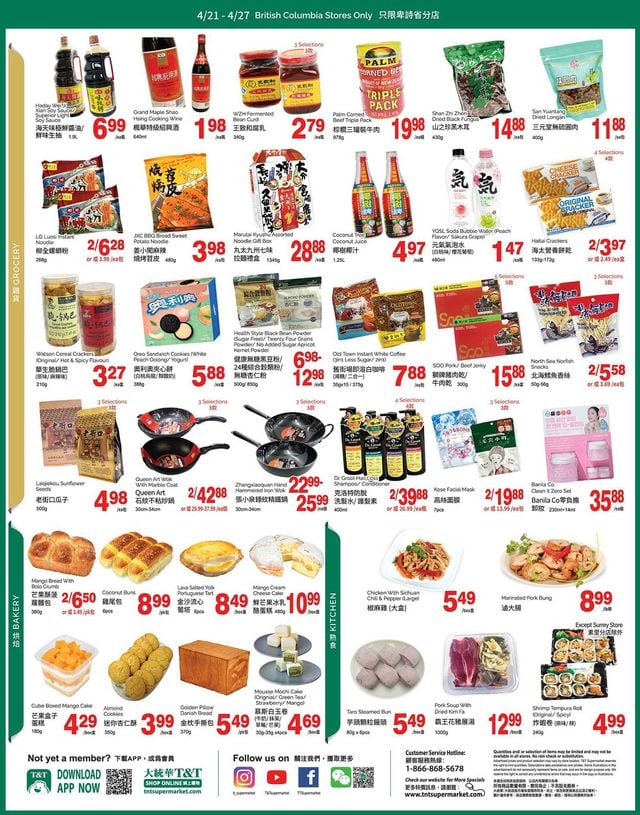 T&T Supermarket Flyer from 04/21/2023