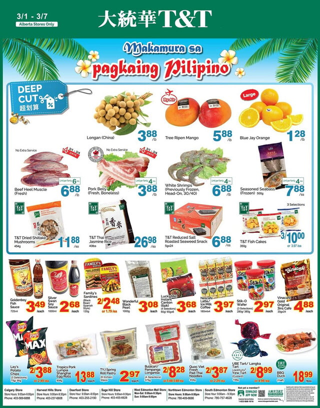 T&T Supermarket Flyer from 03/01/2024
